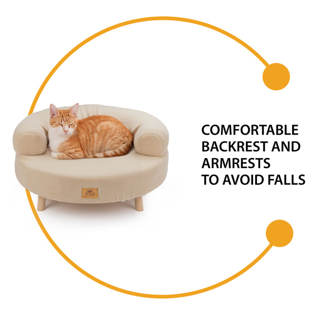 AKI Cama de madera para perros y gatos