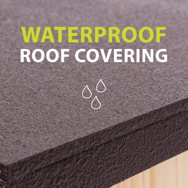 CLICKO Caseta de madera para perros