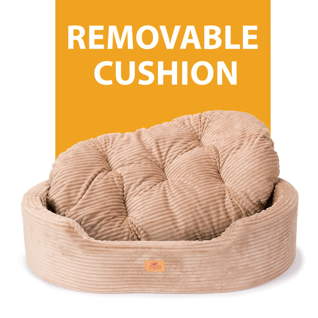 DANDY CORDUROY Cama tipo sofá con cojín extraíble para perros y gatos