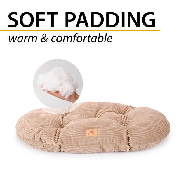 RELAX CORDUROYCojín ovalado para perros y gatos