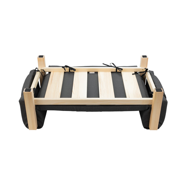MIZU Cama de madera para perros y gatos
