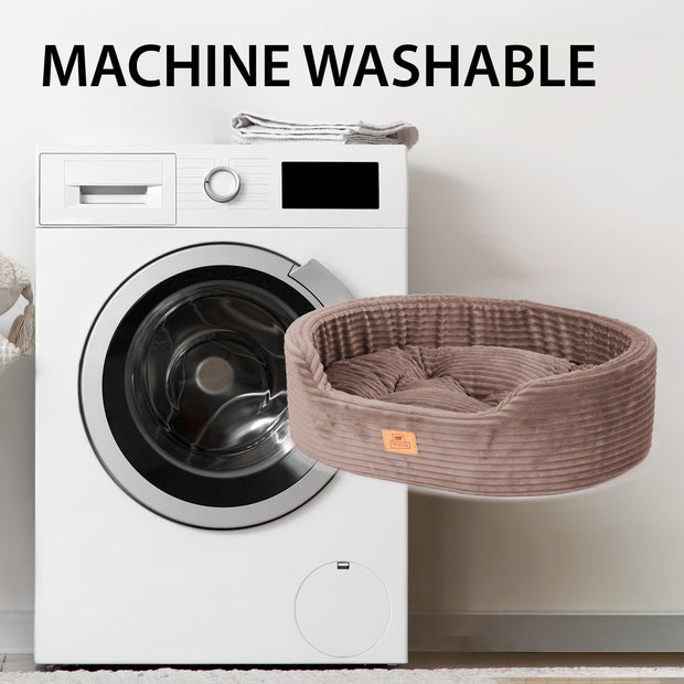 DANDY CORDUROY Cama tipo sofá con cojín extraíble para perros y gatos