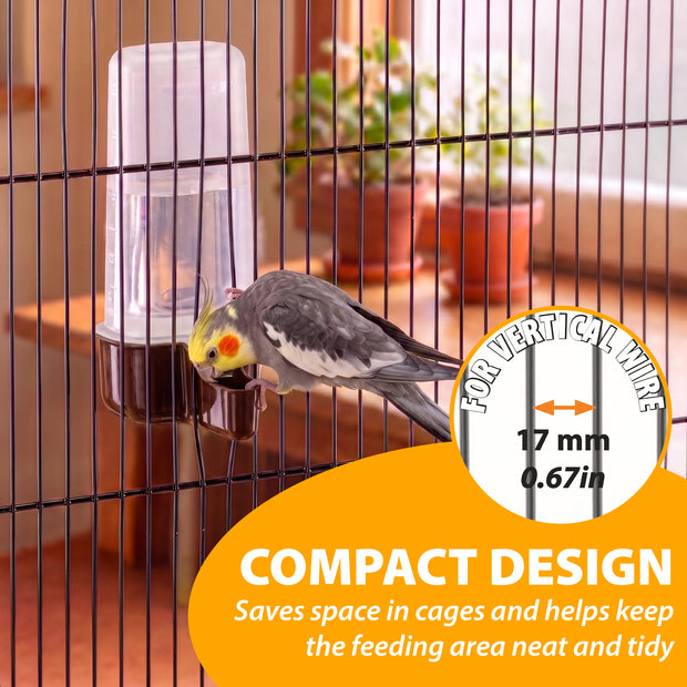 Dispensador de agua o alimento para aves