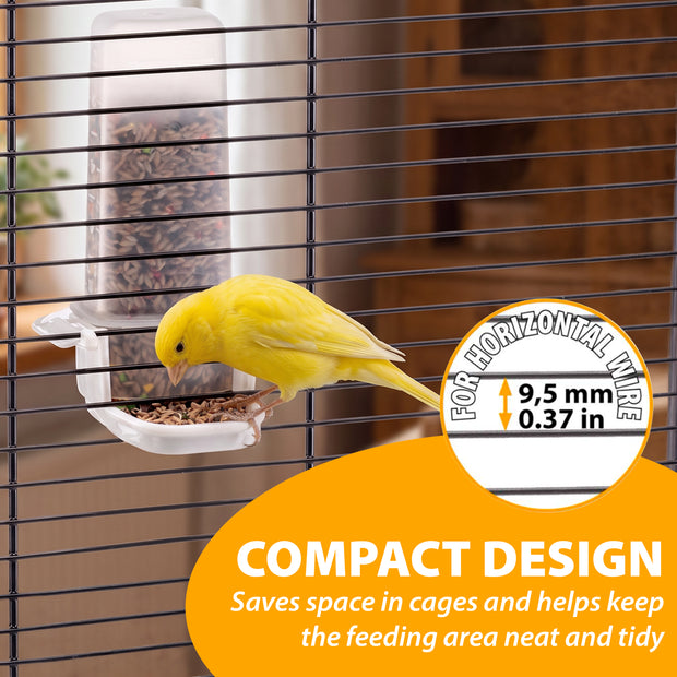 Dispensador de agua o alimento para hámsteres y aves