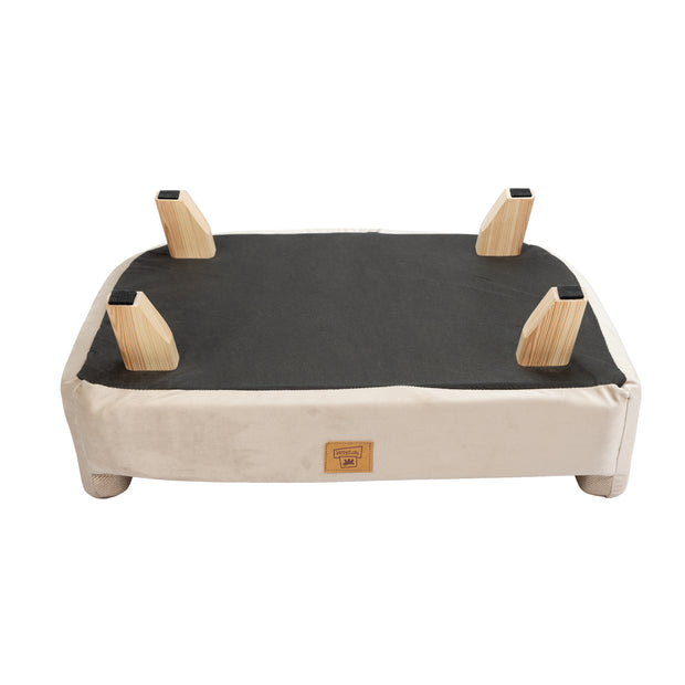 YUKI Cama de madera para perros y gatos